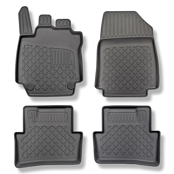 Alfombrillas de TPE adecuadas para Renault Captur SUV (04.2013-12.2019) - alfombras para coche
