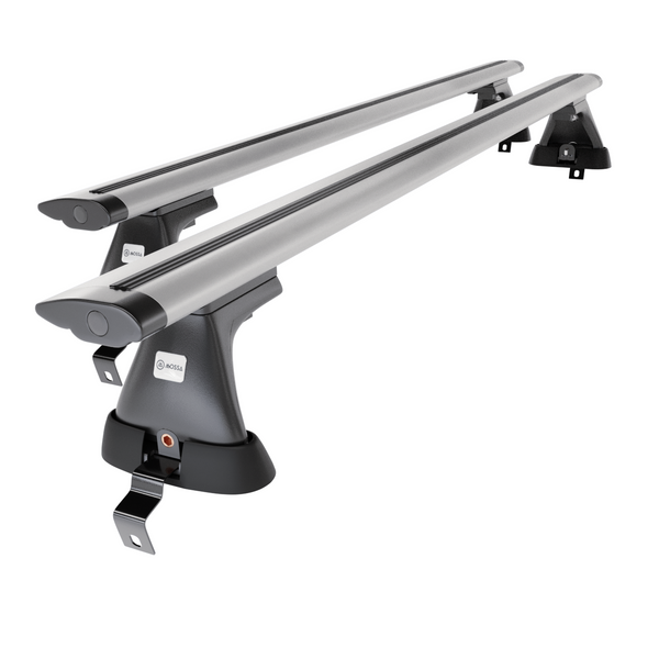 Portaequipajes de techo adecuadas para Skoda Superb III Liftback (2015-2024) - baca plata para coche - barras para techo de coche - sin puntos de montaje - aluminio