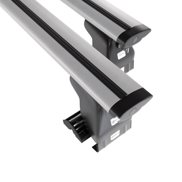 Portaequipajes de techo adecuadas para Mazda Xedos 9 Berlina (1993-2003) - baca plata para coche - barras para techo de coche - sin puntos de montaje - aluminio