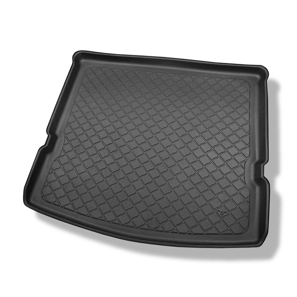 Alfombra para maletero adecuada para Ford S-Max II Monovolumen (09.2015-2023) - Protector maletero - Alfombrilla maletero antideslizante - 7 plazas; 3a fila abatible