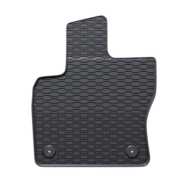 Alfombrillas de goma adecuadas para Volkswagen Tiguan Allspace SUV (2017-....) - alfombras para coche - negro - 4 unidades