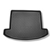 Alfombra para maletero adecuada para Kia Carens IV Monovolumen (04.2013-08.2019) - Protector maletero - Alfombrilla maletero antideslizante - 7 plazas; 3a fila abatible