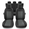 Fundas universales para asientos de coche para Alfa Romeo 166 I, II, III (1998-2007) - UNE-2