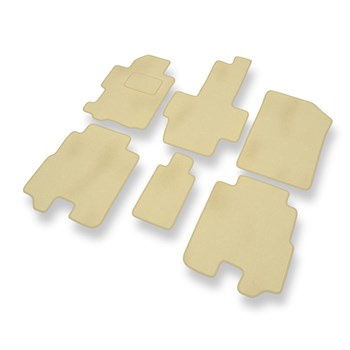 Alfombrillas de Velour adecuadas para Honda FR-V Monovolumen (2004-2009) - alfom