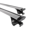 Portaequipajes de techo adecuadas para Renault Talisman Sport Tourer (2016-2022) - baca plata para coche - barras para techo de coche - railing integrado - aluminio