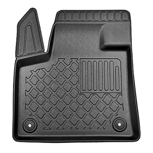 Conjunto de alfombrilla para maletero y alfombrillas para el interior del coche TPE para: Citroen C5 Aircross SUV (02.2019-....) - maletero superior (borde de carga del maletero igualado); suelo móvil en la posición superior; no adecuado para versión Plug