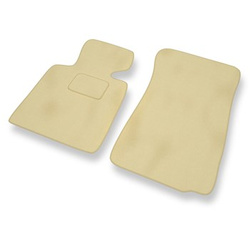 Alfombrillas de Velour adecuadas para BMW Z4 I E85, E86 Coupé, Roadster (2002-2008) - alfombras para coche - Premium color beige