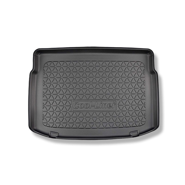 Alfombra para maletero adecuada para Toyota Corolla XII E210 Hatchback (02.2019-....) - Protector maletero - Alfombrilla maletero antideslizante - parte superior del maletero; para coches con base doble en el maletero; también para híbridos