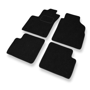 Alfombrillas de fieltro adecuadas para Fiat 500 Hatchback (2012-....) - alfombra