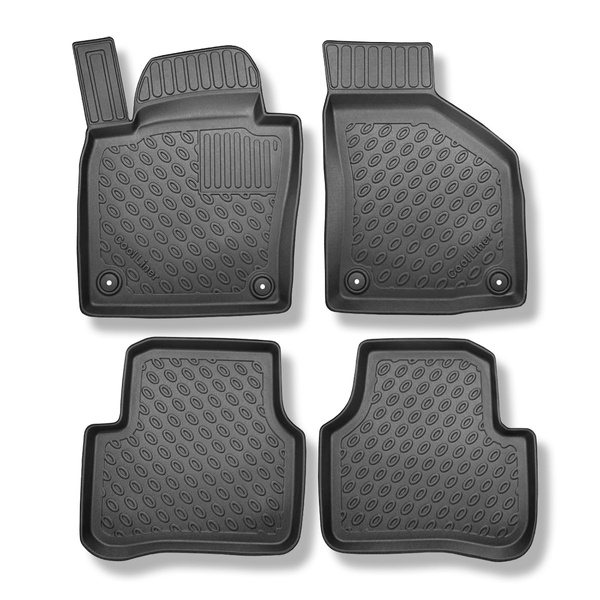 Alfombrillas de TPE adecuadas para Volkswagen Passat B6, B7 Berlina (2005-11.2014) - alfombras para coche