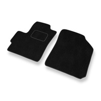 Alfombrillas de Velour adecuadas para Chevrolet Spark I M200/M250 (2005-2009) - alfombras para coche - Premium color negro