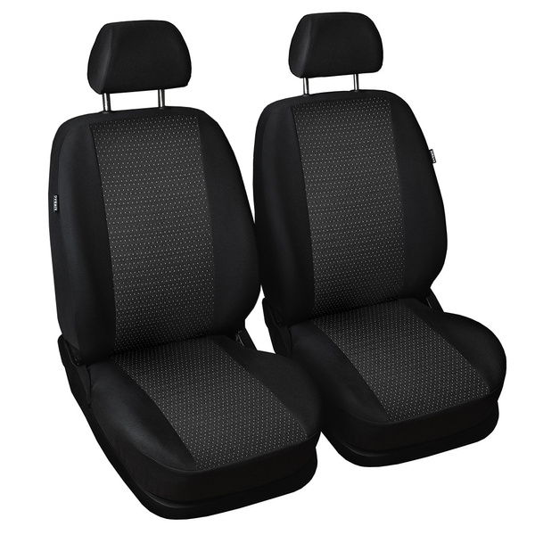 Fundas de asientos hechas a medida para Citroen Berlingo II Furgoneta (2008-2018) solo asientos delanteros - dos individuales - R1