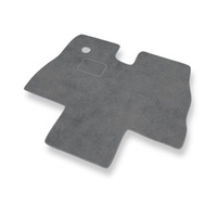 Alfombrillas de Velour adecuadas para Fiat Ducato II (1994-2006) - alfombras para coche - Premium color gris