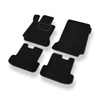 Alfombrillas de Velour adecuadas para Mercedes-Benz Classe E C207 Coupé (2009-2016) - alfombras para coche - Premium color negro