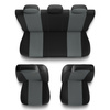 Fundas universales para asientos de coche para Fiat Panda II, III (2003-....) - X.R-G2