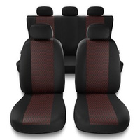 Fundas universales para asientos de coche para Renault Megane I, II, III, IV (1995-2019) - PF-RD