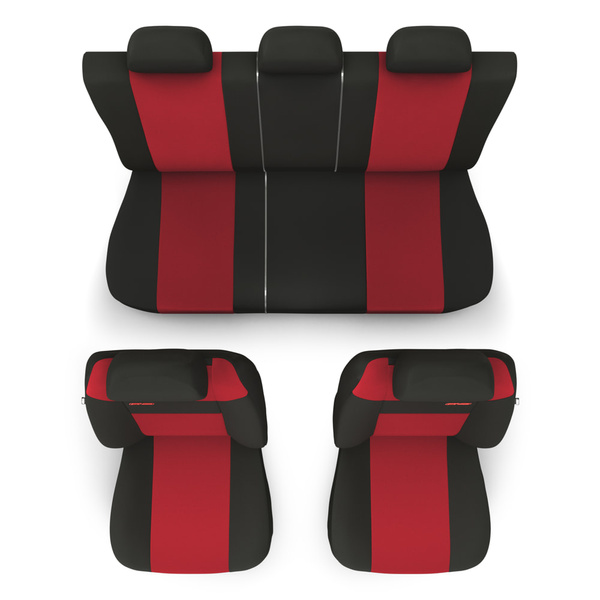 Fundas universales para asientos de coche para Alfa Romeo 146 (1994-2001) - RSL-RD