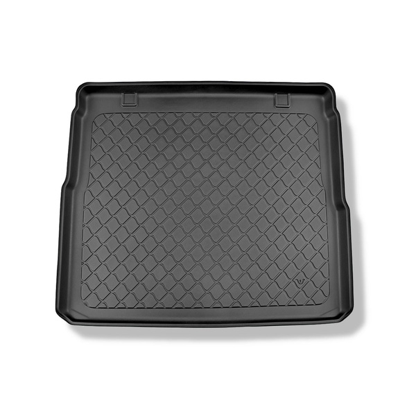 Alfombra para maletero adecuada para Honda CR-V RW V SUV (10.2018-....) - Protector maletero - Alfombrilla maletero antideslizante - 5 plazas; parte superior del maletero (entrada de carga plana); base móvil en la posición más alta; también para híbridos