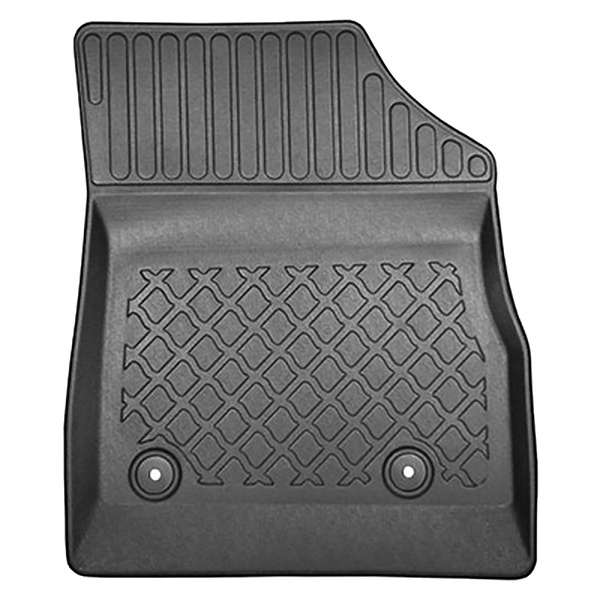 Conjunto de alfombrilla para maletero y alfombrillas para el interior del coche TPE para: Opel Astra K Hatchback (11.2015-12.2021) - parte inferior del maletero; sin rueda de repuesto completa