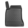 Conjunto de alfombrilla para maletero y alfombrillas para el interior del coche TPE para: Mercedes-Benz GLA X156 SUV (03.2014-11.2019) - compartimentos desmontables en los modelos con red lateral