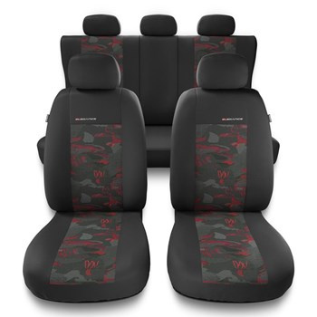 Fundas universales para asientos de coche para Fiat Qubo (2009-2019) - UNE-RD