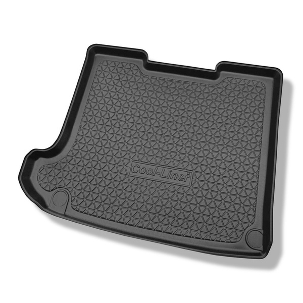 Alfombra para maletero adecuada para Volkswagen Multivan T5 L2 Furgoneta (2003-05.2015) - Protector maletero - Alfombrilla maletero antideslizante - distancia entre ejes larga; para detrás de la 3a fila de asientos