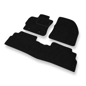 Alfombrillas de fieltro adecuadas para Toyota Verso (2009-2018) - alfombras para coche - color negro
