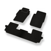 Alfombrillas de Velour adecuadas para Nissan Patrol GR SUV (1998-2010) 3 puertas - alfombras para coche - Premium color negro