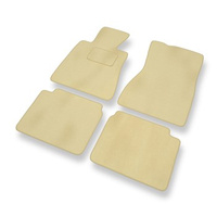 Alfombrillas de Velour adecuadas para Lexus LS II XF20 (1994-2000) - alfombras para coche - Premium color beige