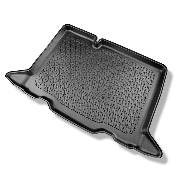 Alfombra para maletero adecuada para Dacia Sandero III Stepway Crossover (01.2021-....) - Protector maletero - Alfombrilla maletero antideslizante - parte inferior del maletero; sin base doble en el maletero