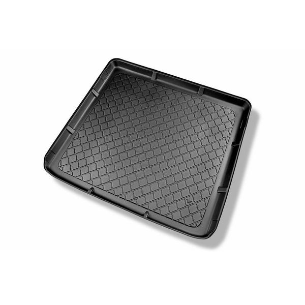 Alfombra para maletero adecuada para Opel Zafira C Monovolumen (01.2012-07.2019) - Protector maletero - Alfombrilla maletero antideslizante - 5/7 plazas; 3a fila de asientos abatible