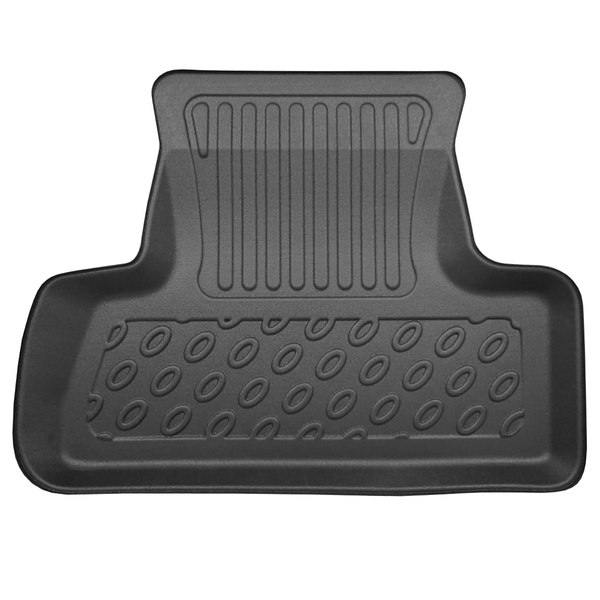 Conjunto de alfombrilla para maletero y alfombrillas para el interior del coche TPE PREMIUM para: Audi Q5 I 8R SUV (11.2008-12.2016) - revestimiento más estrecho para modelos con sistema de carriles de sujeción en el maletero