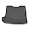 Alfombra para maletero adecuada para Volkswagen Multivan T5 L2 Furgoneta (2003-05.2015) - Protector maletero - Alfombrilla maletero antideslizante - distancia entre ejes larga; para detrás de la 3a fila de asientos