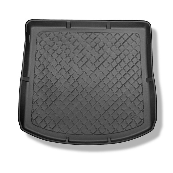 Alfombra para maletero adecuada para Volkswagen Touran I 1T Monovolumen (09.2010-08.2015) - Protector maletero - Alfombrilla maletero antideslizante - 7 plazas; 3a fila abatible