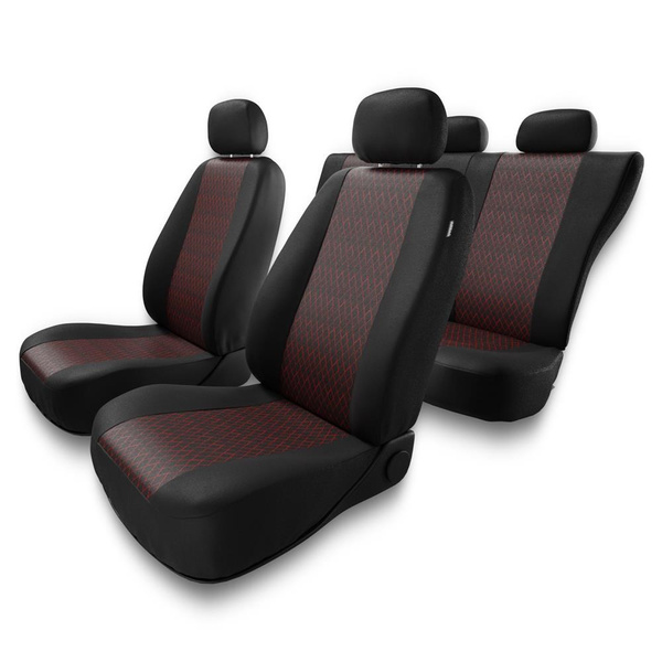 Fundas universales para asientos de coche para Mitsubishi Outlander I, II, III (2001-2022) - PF-RD