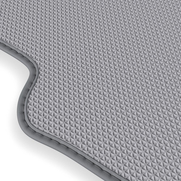 Alfombrillas de Velour adecuadas para Hyundai i20 II Hatchback, Active, Coupé (2014-2020) - alfombras para coche - Premium color gris