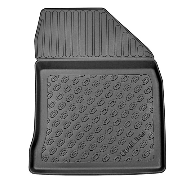 Conjunto de alfombrilla para maletero y alfombrillas para el interior del coche TPE para: Toyota Auris II Touring Sports (07.2013-12.2018) - maletero superior; para vehículos con doble suelo de maletero; también para híbridos