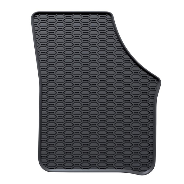 Alfombrillas de goma adecuadas para Volkswagen e-up! Hatchback (2019-2023) - alfombras para coche - negro - 4 unidades