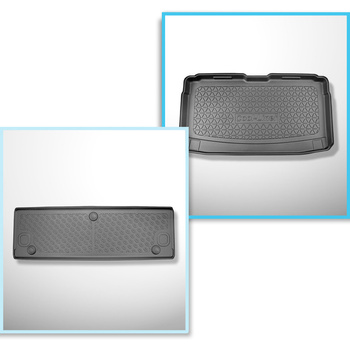 Conjunto de alfombrilla para maletero y alfombrillas para el interior del coche 
