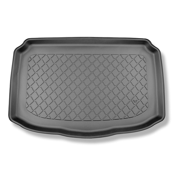 Alfombra para maletero adecuada para Nissan Qashqai III Mild Hybrid (Visia, Acenta) Crossover (06.2021-....) - Protector maletero - Alfombrilla maletero antideslizante - parte inferior del maletero; modelos sin base móvil en el maletero; no para la versió