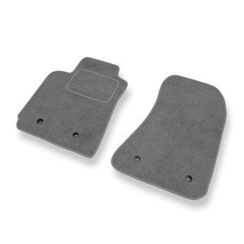 Alfombrillas de Velour adecuadas para Alfa Romeo Brera (2005-2010) - alfombras para coche - Premium color gris