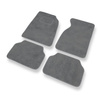 Alfombrillas de Velour adecuadas para Ford Mustang IV Coupé, Cabrio (1994-2004) - alfombras para coche - Premium color gris