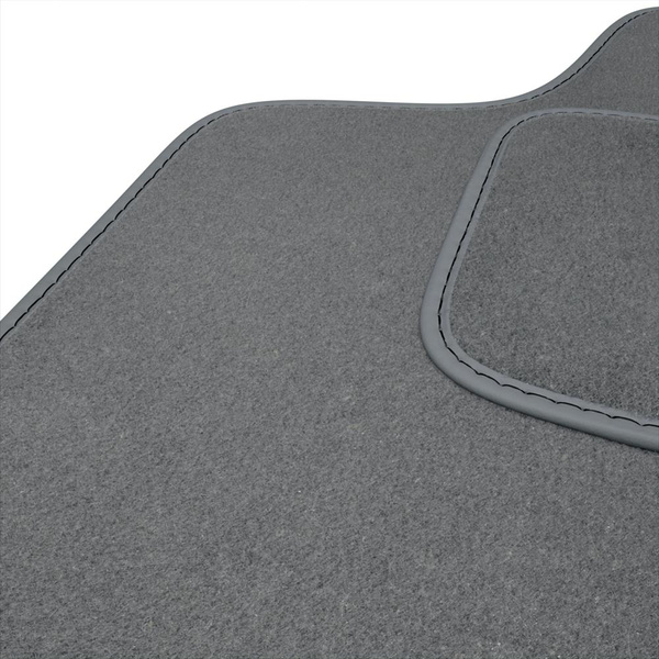Alfombrillas de Velour adecuadas para Seat Arona Crossover (2017-....) - alfombras para coche - Premium color gris
