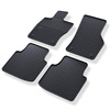 Alfombrillas de goma adecuadas para Skoda Superb III (2015-2023) - alfombras para coche - negro