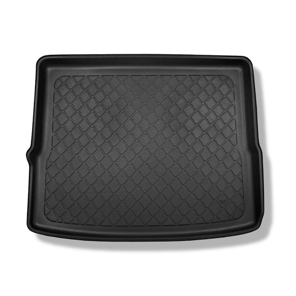 Alfombra para maletero adecuada para BMW X1 F48, U11 SAV (10.2015-09.2022) - Protector maletero - Alfombrilla maletero antideslizante - asiento trasero corredizo (atrás - adelante); no adecuado para versión Plug-in híbrida