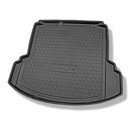 Alfombra para maletero adecuada para Volkswagen Jetta NCS Berlina (01.2011-2018) - Protector maletero - Alfombrilla maletero antideslizante - con compartimentos izquierdo y derecho