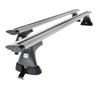 Portaequipajes de techo adecuadas para Peugeot Partner mk I Furgoneta (2003-2010) - baca plata para coche - barras para techo de coche - puntos de montaje - aluminio