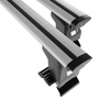 Portaequipajes de techo adecuadas para Nissan Almera mk II Berlina (2000-2006) - baca plata para coche - barras para techo de coche - sin puntos de montaje - aluminio