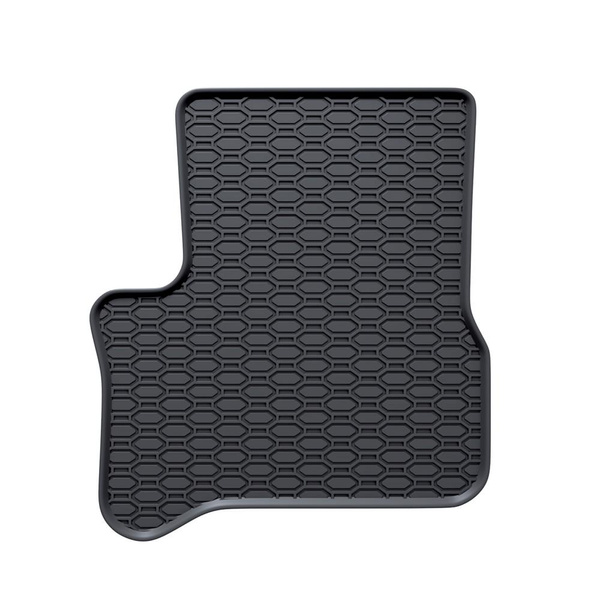 Alfombrillas de goma adecuadas para Seat Mii electric Hatchback (2019-2020) - alfombras para coche - negro - 4 unidades