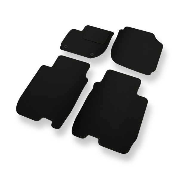 Alfombrillas de fieltro adecuadas para Honda HR-V II SUV (2015-2021) - alfombras para coche - color negro